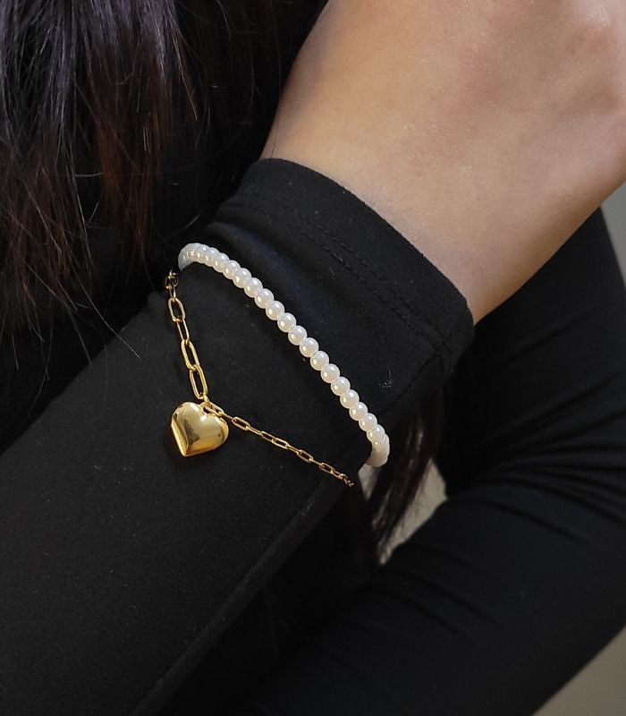 Heart Chain Bracelets