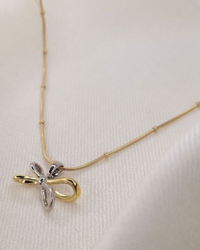 Bowlink Pendant Necklace