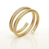Aurelle spiral gold cuff bracelet for women, Spiral gold bracelet, AMOHABOLD spiral bracelet, Anti tarnish cuff bracelet, Gold plated spiral bracelet, Modern gold bracelet for women, Minimal cuff bracelet India, Everyday gold bracelet, Adjustable spiral bracelet, Stainless steel gold cuff bracelet