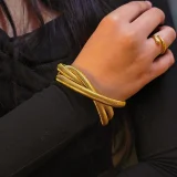 BOLD statement bracelet best for party and office wear andluxary feel
