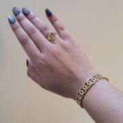 Hypoallergenic 18K gold-plated anti-tarnish Astra Cuff Bracelets