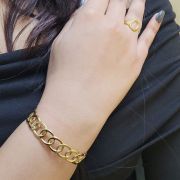 Hypoallergenic 18K gold-plated anti-tarnish Astra Cuff Bracelets