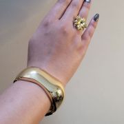 Hypoallergenic 18K gold-plated anti-tarnish Stella Cuff Bracelets
