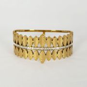 Skin-safe anti-tarnish statement amara cuff bracelets