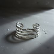 Hypoallergenic 18K gold-plated anti-tarnish Starlit Cuff Bracelets