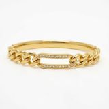 Hypoallergenic 18K gold-plated anti-tarnish Starlit Cuff Bracelets