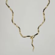 Premium hypoallergenic, Statement anti-tarnish Viper Hasli Necklace