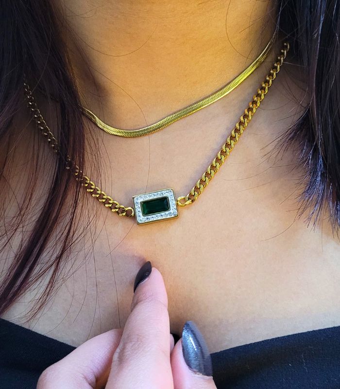 Verde Charm Necklace