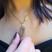 Anti-tarnish hypoallergenic gold-plated Cascade Necklace by amoha