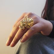 Jaguar Ring , anti tarnish ring, fashion jewellery, gold plated ring