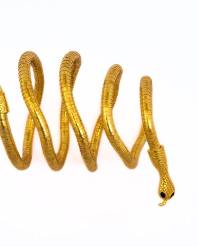 Snake Neckpiece and Bracelet