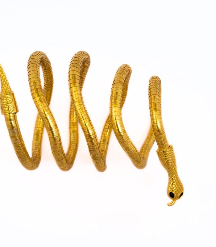 Snake Neckpiece and Bracelet