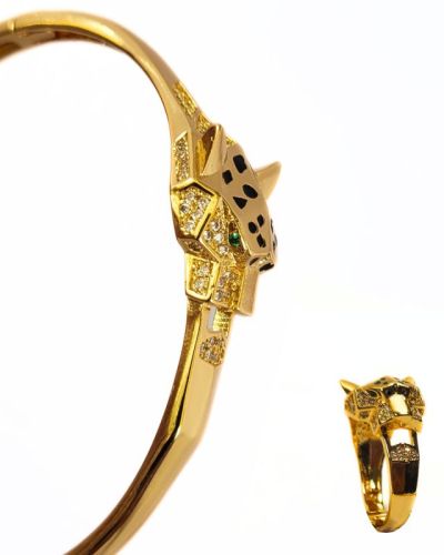 Fierce Panther Bracelet Set