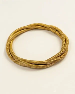 Twisted Gold Sleek Bracelet
