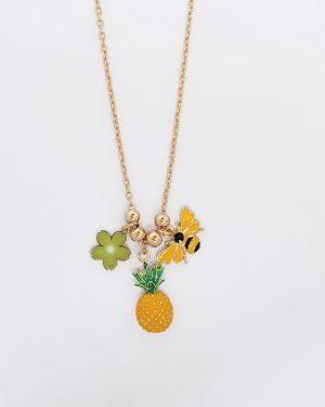 Pineapple Charm Necklace