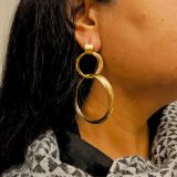 fashion earrings, anti tarnish earrings, waterproof earrings, stainless steel earrings, gold plated earrings, hypoallergenic earrings, imitation earrings, bold earrings, minimalist earrings, trendy earrings, statement jewellery