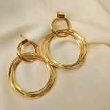 fashion earrings, anti tarnish earrings, waterproof earrings, stainless steel earrings, gold plated earrings, hypoallergenic earrings, imitation earrings, bold earrings, minimalist earrings, trendy earrings, statement jewellery