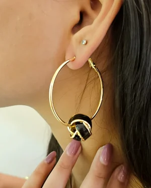 Black Gold Party Hoops