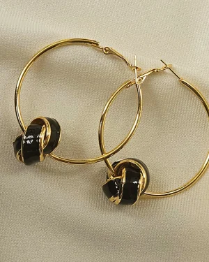 Black Gold Party Hoops