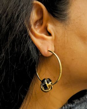 Black Gold Party Hoops