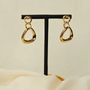 fashion earrings, anti tarnish earrings, waterproof earrings, stainless steel earrings, gold plated earrings, hypoallergenic earrings, imitation earrings, bold earrings, minimalist earrings, trendy earrings, statement jewellery