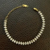 fashion bracelet, anti tarnish bracelet, waterproof bracelet, stainless steel jewellery, imitation bracelet, gold plated bracelet, daily wear bracelet, minimalist bracelet, statement jewellery, officewear jewellery