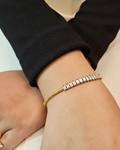 Crystal Cascade Bracelets