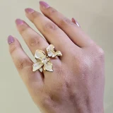 fashion rings, gold plated rings, anti tarnish rings, waterproof rings, stainless steel rings, imitation rings, daily wear jewellery, hypoallergenic jewellery, minimalist rings, statement rings, designer imitation jewellery