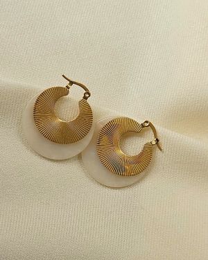 Gold Enamel Stud