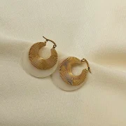 fashion earrings, anti tarnish earrings, waterproof earrings, stainless steel earrings, gold plated earrings, hypoallergenic earrings, imitation earrings, bold earrings, minimalist earrings, trendy earrings, statement jewellery