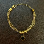 fashion bracelet, anti tarnish bracelet, waterproof bracelet, stainless steel jewellery, imitation bracelet, gold plated bracelet, daily wear bracelet, minimalist bracelet, statement jewellery, officewear jewellery