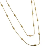 fashion necklaces, anti tarnish necklaces, waterproof necklaces, stainless steel jewellery, gold plated necklace, hypoallergenic necklace, daily wear necklace, statement jewellery, imitation jewellery online, minimalist jewellery
