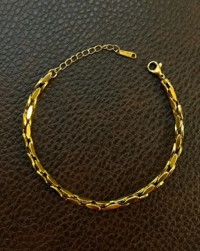 Liquid Curve Chain Bracelet