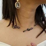 fashion necklaces, anti tarnish necklaces, waterproof necklaces, stainless steel jewellery, gold plated necklace, hypoallergenic necklace, daily wear necklace, statement jewellery, imitation jewellery online, minimalist jewellery