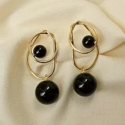 fashion earrings, anti tarnish earrings, waterproof earrings, stainless steel earrings, gold plated earrings, hypoallergenic earrings, imitation earrings, bold earrings, minimalist earrings, trendy earrings, statement jewellery