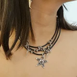 fashion necklaces, anti tarnish necklaces, waterproof necklaces, stainless steel jewellery, gold plated necklace, hypoallergenic necklace, daily wear necklace, statement jewellery, imitation jewellery online, minimalist jewellery