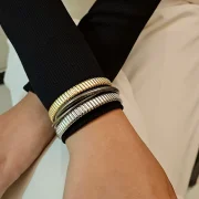 fashion bracelet, anti tarnish bracelet, waterproof bracelet, stainless steel jewellery, imitation bracelet, gold plated bracelet, daily wear bracelet, minimalist bracelet, statement jewellery, officewear jewellery