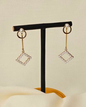 Pearl Prism Drop Earrings