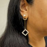 fashion earrings, anti tarnish earrings, waterproof earrings, stainless steel earrings, gold plated earrings, hypoallergenic earrings, imitation earrings, bold earrings, minimalist earrings, trendy earrings, statement jewellery