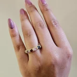 fashion rings, gold plated rings, anti tarnish rings, waterproof rings, stainless steel rings, imitation rings, daily wear jewellery, hypoallergenic jewellery, minimalist rings, statement rings, designer imitation jewellery
