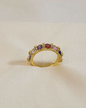 Rainbow Sapphire Ring