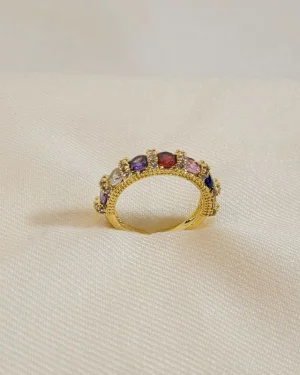 Rainbow Sapphire Ring