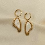 fashion earrings, anti tarnish earrings, waterproof earrings, stainless steel earrings, gold plated earrings, hypoallergenic earrings, imitation earrings, bold earrings, minimalist earrings, trendy earrings, statement jewellery