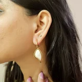 fashion earrings, anti tarnish earrings, waterproof earrings, stainless steel earrings, gold plated earrings, hypoallergenic earrings, imitation earrings, bold earrings, minimalist earrings, trendy earrings, statement jewellery