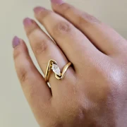 fashion rings, gold plated rings, anti tarnish rings, waterproof rings, stainless steel rings, imitation rings, daily wear jewellery, hypoallergenic jewellery, minimalist rings, statement rings, designer imitation jewellery