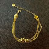 fashion bracelet, anti tarnish bracelet, waterproof bracelet, stainless steel jewellery, imitation bracelet, gold plated bracelet, daily wear bracelet, minimalist bracelet, statement jewellery, officewear jewellery