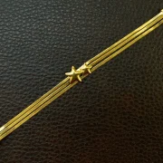 fashion bracelet, anti tarnish bracelet, waterproof bracelet, stainless steel jewellery, imitation bracelet, gold plated bracelet, daily wear bracelet, minimalist bracelet, statement jewellery, officewear jewellery