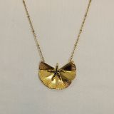 Starfish Green Gold Necklace