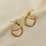 fashion earrings, anti tarnish earrings, waterproof earrings, stainless steel earrings, gold plated earrings, hypoallergenic earrings, imitation earrings, bold earrings, minimalist earrings, trendy earrings, statement jewellery