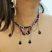 fashion necklaces, anti tarnish necklaces, waterproof necklaces, stainless steel jewellery, gold plated necklace, hypoallergenic necklace, daily wear necklace, statement jewellery, imitation jewellery online, minimalist jewellery